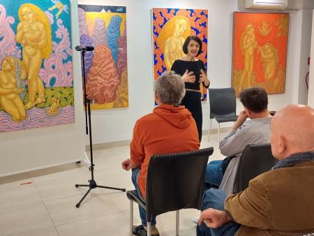 Anamarija Stibilj Šajn o slikarjevem delu (4)